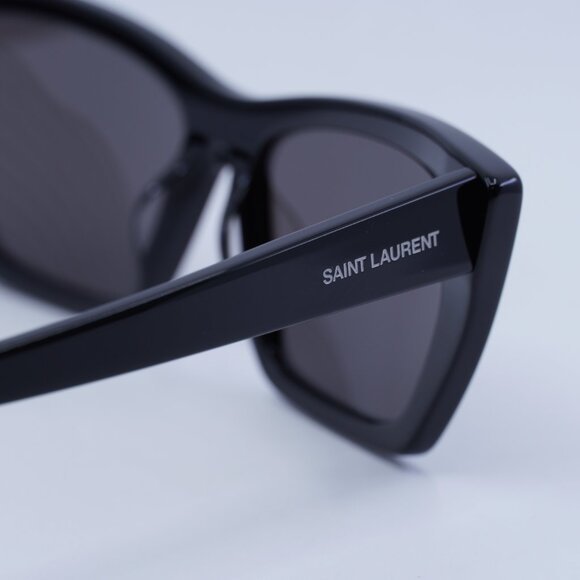 ?️ New Saint Laurent SL276 MICA 001 Sunglasses - Black Frame, Grey Lenses main image 10